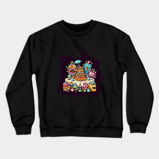 Monster Cake Party Crewneck Sweatshirt